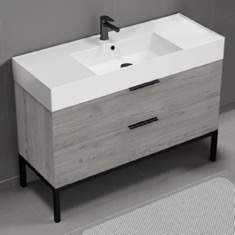 Modern Bathroom Vanity, 48 inch, Free Standing